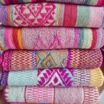 vintage peruvian frazadas rug