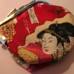japanese silk coin purse