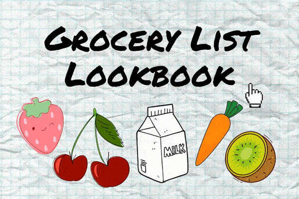 Grocery List Lookbook
